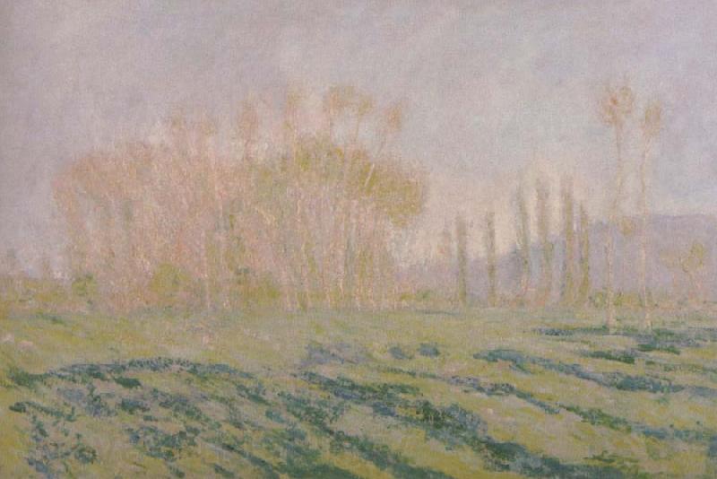 Claude Monet Tree in  Winter,View of Bennecourt Spain oil painting art
